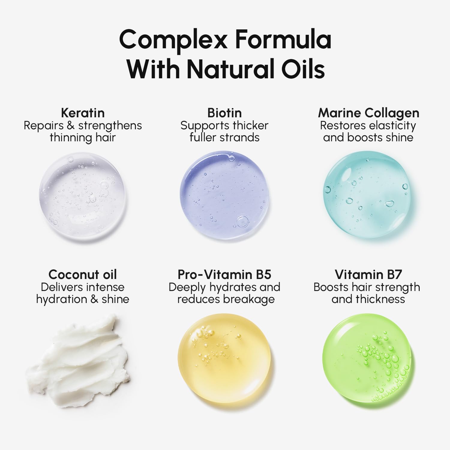 MAREE Deep Conditioning Hair Mask for Damaged Hair Treatment - Keratin Hair Care for Hydrating Growth Repair Moisturizing - Dry Curly Color Refreshing - Tratamiento Mascarilla Para el Cabello Seco