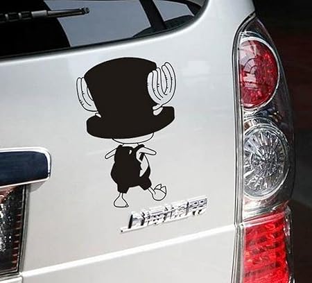 Amazon Co Jp ワンピース One Piece チョッパー 背中 ビニール デカール カー ステッカー Black 並行輸入品 Toys