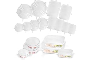 LANGRUI Replacement Lids Compatible with Glasslock, Reusable Food Storage Lids Compatible with Glasslock, White