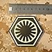 Glow Dark Star Wars First Order Force Awakens PVC Rubber 3D Touch Fastener Patch