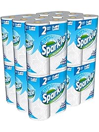 Sparkle Paper Towels, 24 Giant Plus Paper Towel Rolls, Pick-A-Size, White