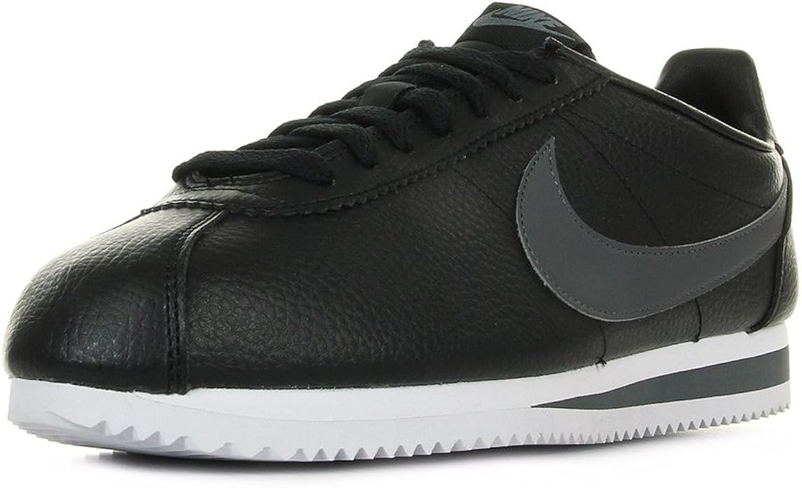 nike cortez leather grey