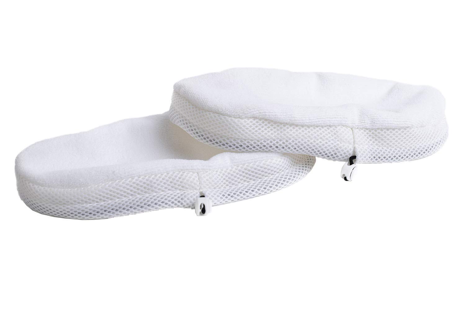FIND A SPARE 2 Pack Mop Spare Cloth White Pads To Fit Morphy Richards Main Floor Cloth With Tightening Toggle 70495, 720023 720502