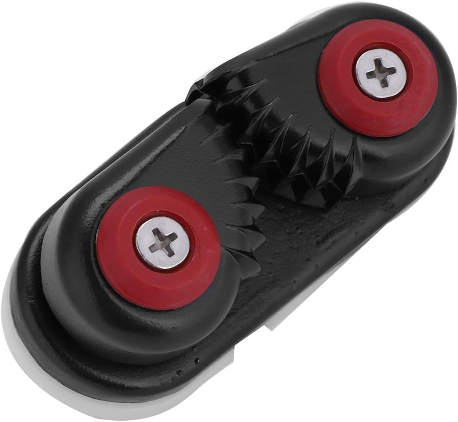 Ball Bearing Rope Cam Cleat for Boat Sailing Black YiYuevi Durable Fast