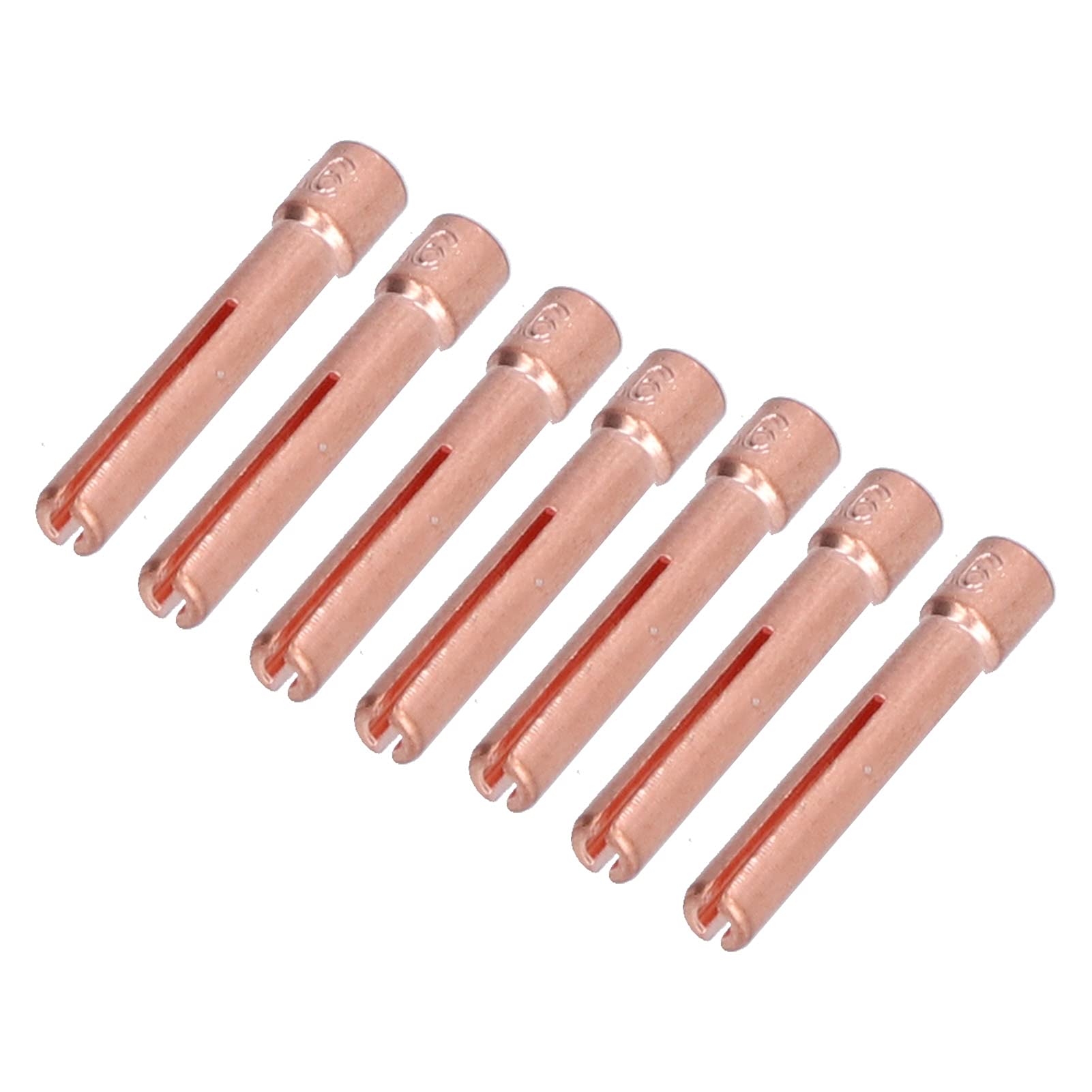 Fafeicy 20Pcs TIG Collet, 1.6mm Orifice Tig Torch Tungsten Electrode TIG Collet Consumables Kit Replacement for TIG Welding Torch Series