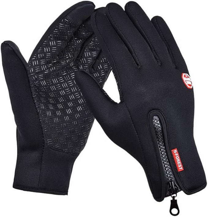 Balight VollfingerHandschuhe, TouchscreenReißverschluss Modisches Design Starke Atmungsaktive