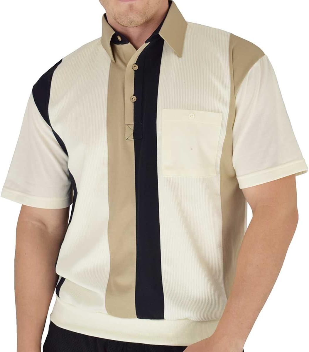 Classics by Palmland Knit Banded Bottom Shirt Big and Tall (4X, Taupe