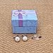 ANBALA Cat Stud Earrings 925 Sterling Silver Ear Studs Freshwater Cultured Pearl Stud Earrings for Women Girls