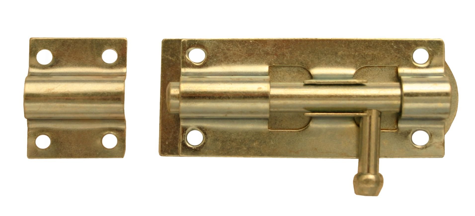 Able & Handy DB112P Tower Bolt, Zinc Plated, 75mm, Various