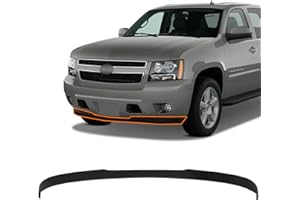 CarPartsDepot Front Bumper Dam Valance Lower Air Deflector Black Compatible for Chevy Avalanche Suburban 1500 2500 Tahoe Crew Cab Pickup SUV 2007-2014 GM1092208