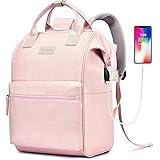 BRINCH Laptop Backpack 15.6 Inch Wide Open Computer Backpack Laptop Bag College Rucksack Water Resistant Business Travel Back