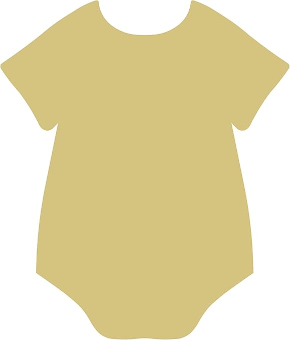 Amazon Com Onesie Cutout Unfinished Wood Baby Clothes Nursery
