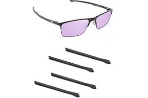 Handwith 2 Pairs Soft Silicone Sunglass Ear Socks for Oakley Cartridge OX5137, Anti-Slip Comfort Fit Glasses Arm Grips Spare 