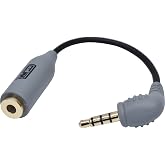 Vidpro MA-SP 3.5mm Microphone Adapter (Stereo TRS to Smartphone TRRS)