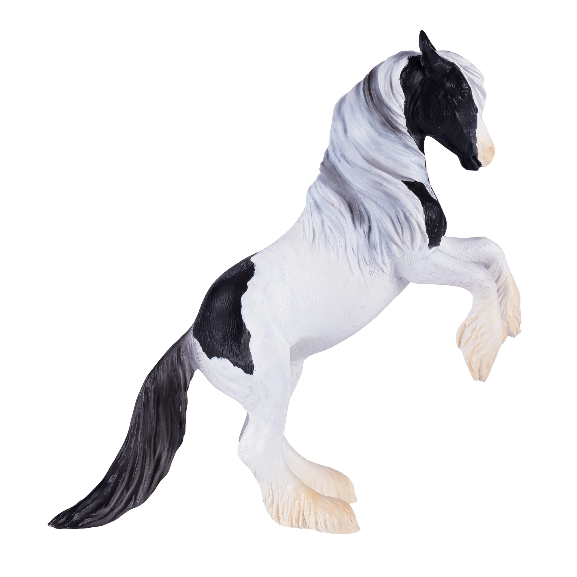 MOJO Gypsy Vanner Stallion Collectable Farm Horse Wildlife Animal Toy Figure