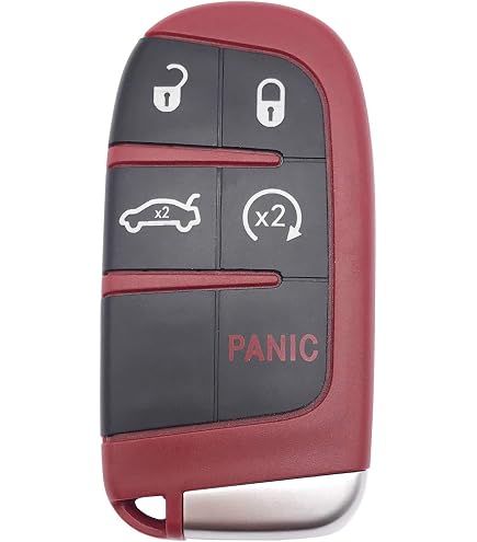 Keymall keyless Entry Replacement Red Remote Key Shell Case Blank