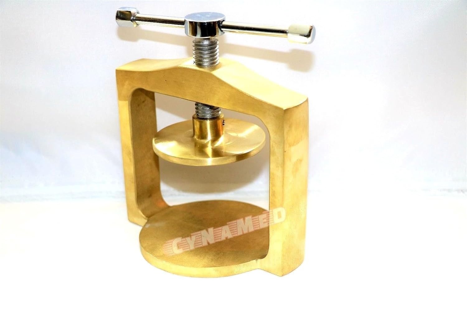 New Dental Laboratory Single Brass Flask Press Compress for Denture