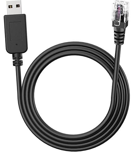 Replacement Radar Detector Power Cable - 6.5ft USB To RJ11 Cord For Uniden & Escort Detectors