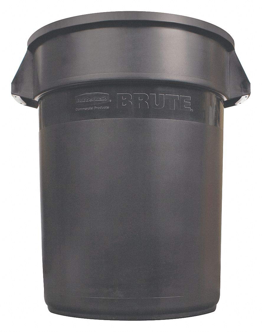 Food-Grade Waste Container, 20 gal, Blk