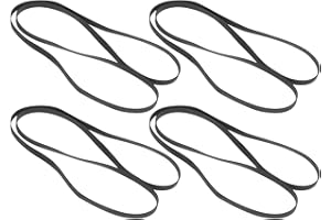 CIYODO 4pcs Vinyl Turntable Drive Belt 290mm Folded Rubber Replacement for Vintage Record Player