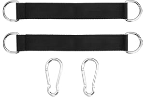 Heavy Duty Snap Hook Carabiner for Hanging Straps, Indoor Fitness Equipment, Gymnastics Rings & Resistance Bands Connector, 6
