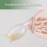 haakaa Manual Silicone Breast Pump with Suction Base 5oz Blush view 6