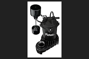 Flotec Submersible Sump Pump 1/3 Hp 1-1/2 