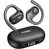 TOZO OpenWear Open Ear Earbuds, AI Translation Earbuds Real Time 164 Languages, Adjustable Ear Hooks, Ultra Comfort, Bluetooth Headphones 5.4 with Smart Digital Display for Running, Office