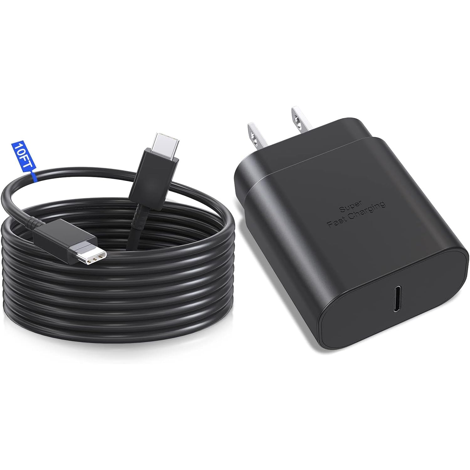 Samsung Super Fast Charger Type C 25W USB C Wall Charger Fast Charging for Samsung Galaxy S26 Ultra/S26/S26+/S25 Ultra/S25/S25+/S24+/S24 Ultra/S24/S24+/S23 Ultra/Z Fold 3 with 10FT C Charger Cable