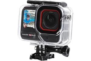 SHOOT Waterproof Case with Anti-Fog Insert for Insta360 Ace Pro 2,Waterproof up to 30M/98FT, Dive Case Shell for Insta360 Ace Pro 2 Action Camera