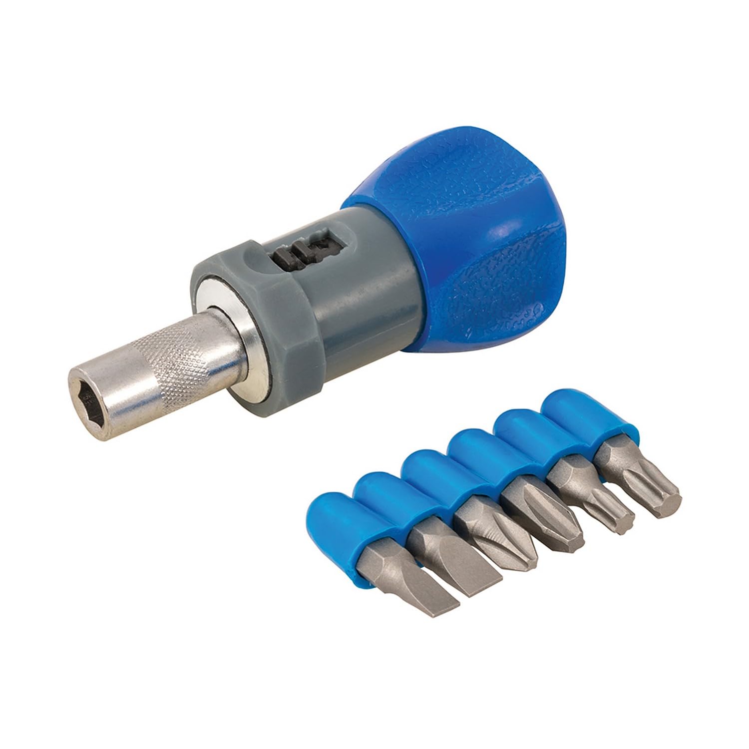 Silverline Stubby Ratchet Screwdriver Set 7pce (250488)