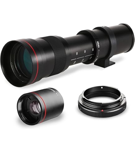 Amazon.com : High-Power 420-800mm Manual Telephoto Micro Four