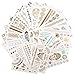 Temporary Metallic Tattoos VALUE PACK - 30 Different Sheets, 300+ Unique Gold, Silver and Turquoise Waterproof Tattoos w Extra Bright Colors- Long Lasting Designs Are Easy to Apply