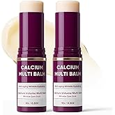 2Pcs Calcium Multi Balm Stick, Calcium Volume Multi Balm, Wrinkle Core Stick, Moisturizing Cream, Hydrating, Firming Skin, Su