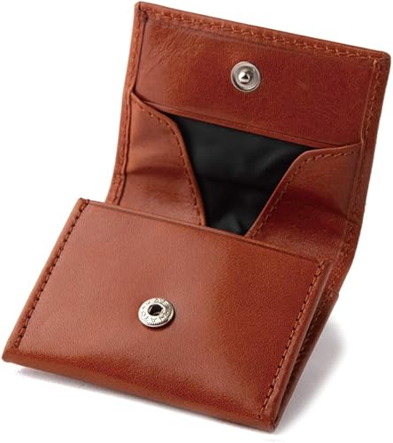 Amazon 小銭入れ コインケース イタリア製レザー 本革 メンズ レディース Ykkファスナー ブラウン Fioretto 小銭入れ