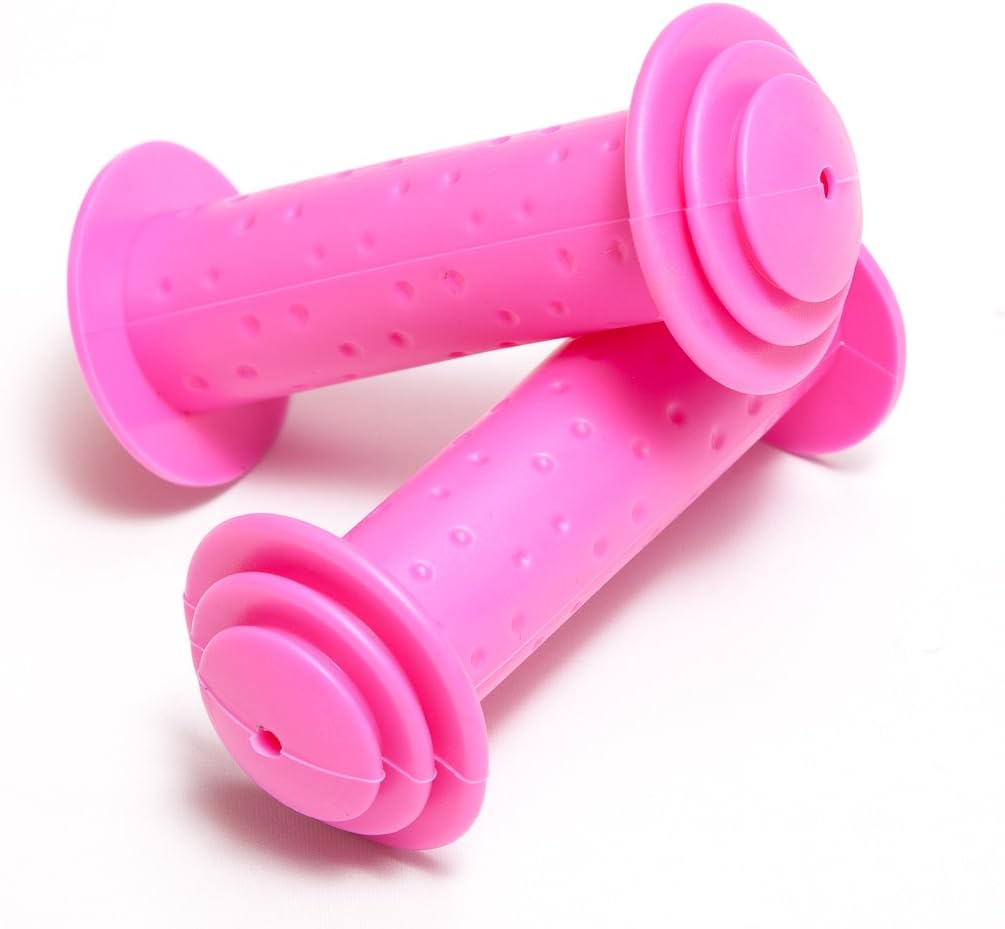 pink handlebar grips