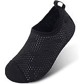 JIASUQI Kids Boys and Girls Summer Athletic Water Shoes Aqua Socks for Beach Swimming Pool