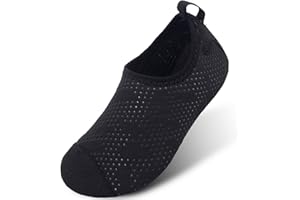 JIASUQI Kids Boys and Girls Summer Athletic Water Shoes Aqua Socks for Beach Swimming Pool