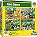 MasterPieces  John Deere 4-Pack Multipack 100 Piece Puzzles