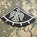Glow Dark Rare Viking Raven Banner Odin God of War Embroidered Hook-and-Loop Patch