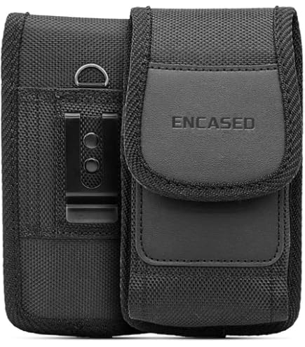 Motorola APX 900 Gürtelholster – Lederfaserstoff, Mit D-Ringen & Drehbarem Clip | Für Funkgerät, Aufladbar Im Holster