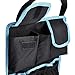 Hi-tec Car Organizer for Back Seat, Multi-Pocket Travel Storage Bag, Kids Toy Storage, Travel Accessories Back Seat Organizer for Baby and Child (Blue)