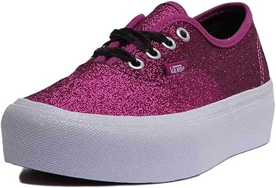 purple platform vans