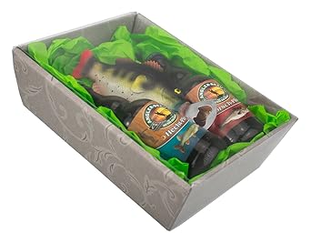 Angler Geschenk-Set im Präsentkarton Dorsch + Hecht grün