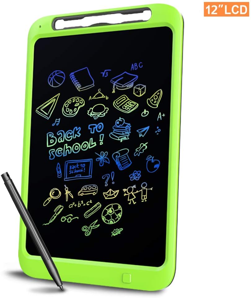 Richgv LCD Writing Tablet, 12 Inch Digital Ewriter Electronic Graphics Tablet Portable Mini Board Handwriting Pad Drawing Tablet with Memory Lock Kids Adult Home School Office