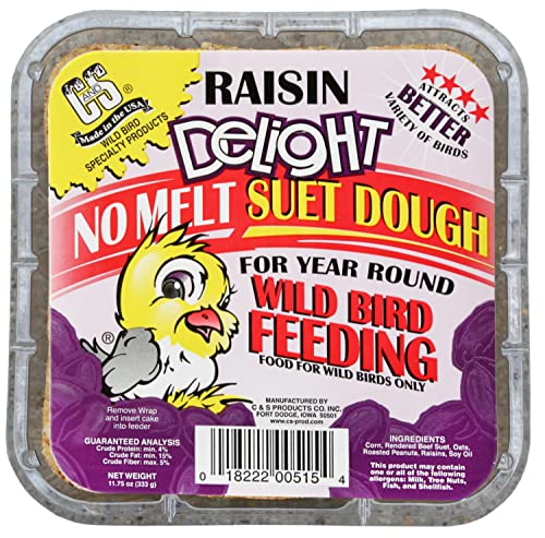 C&S Raisin Delight No Melt Suet Dough 11.75