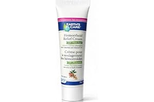 Earth's Care Hemorrhoid Cream - Hemorrhoid Treatment with Natural Ingredients Witch Hazel 28 g