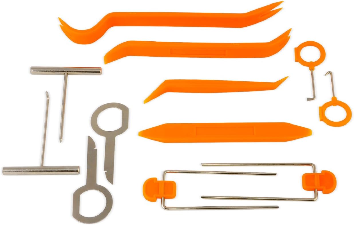 AFA Auto Trim Removal Tool [12 Pcs] ~ Strong Nylon Won't Break Like ABS