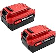 ADVTRONICS 2 Pack 5.0Ah 20V Replacement Battery Compatible with Porter Cable 20V Battery PCC685L PCC680L PCC681L PCC682L PCC6