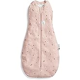 ergoPouch Cocoon Swaddle Sack 1.0 TOG - Baby Sleep Sack, Gentle Snug Fit Helps Calm Startle Reflex, Ideal for Arms In/Out Sleeping, Soft Breathable Fabric for Better Sleep (0-3 Months, Daisies)